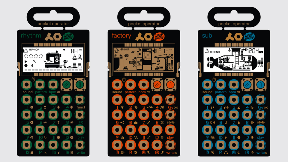 pocket operators - teenage engineering