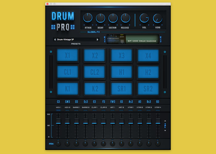 Free electronic deals drum vst